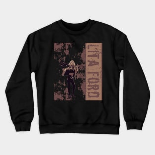 Lita Ford // Brown Vintage Crewneck Sweatshirt